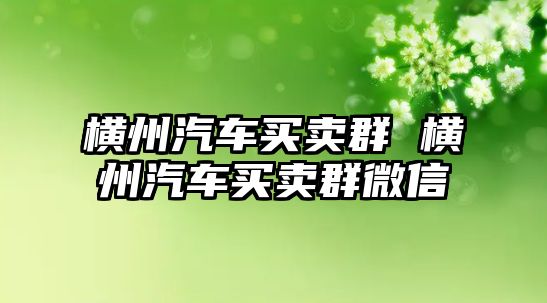 橫州汽車買賣群 橫州汽車買賣群微信