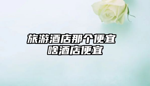 旅游酒店那個(gè)便宜 啥酒店便宜